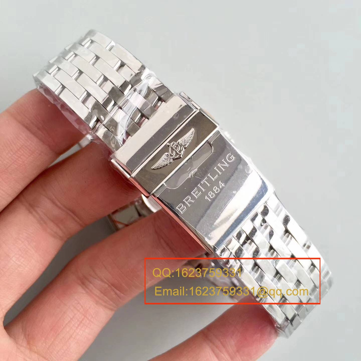 【JF厂一比一复刻高仿手表】百年灵航空计时系列“太阳的后裔”-蓝面表盘-Navitimer航空精钢表链腕表 / BL017