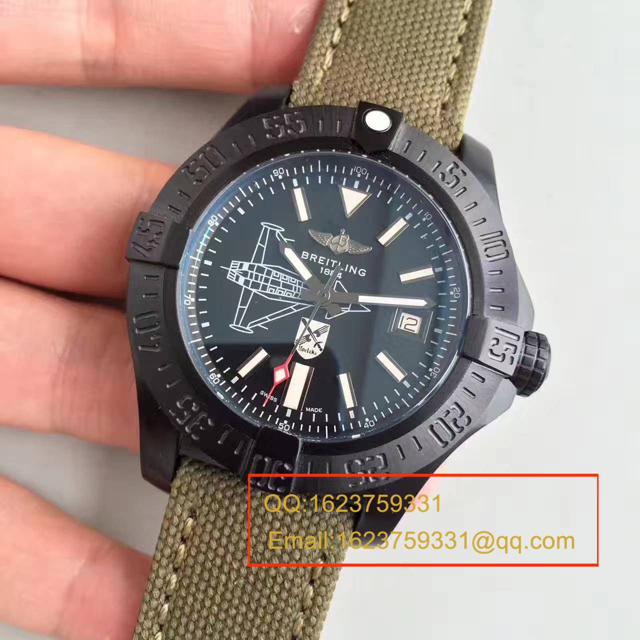 【BL一比一超A复刻手表】百年灵复仇者二代海狼限量版纪念德国战斗机版《斯瓦尔德·伯尔克Oswald Boelcke 》 / BL067