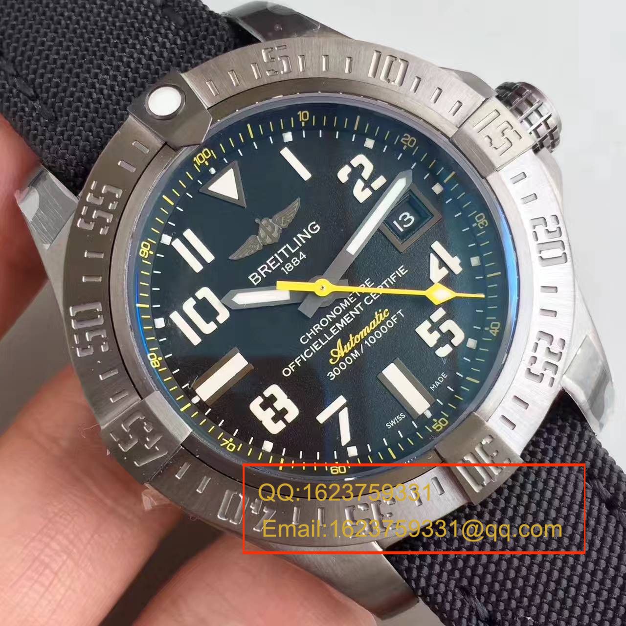 【GF厂一比一超A高仿手表】【游泳神器】百年灵复仇者二代深潜海狼系列黄鸟 M17331E2|I530|109W|M20BASA.1腕表 / BL074