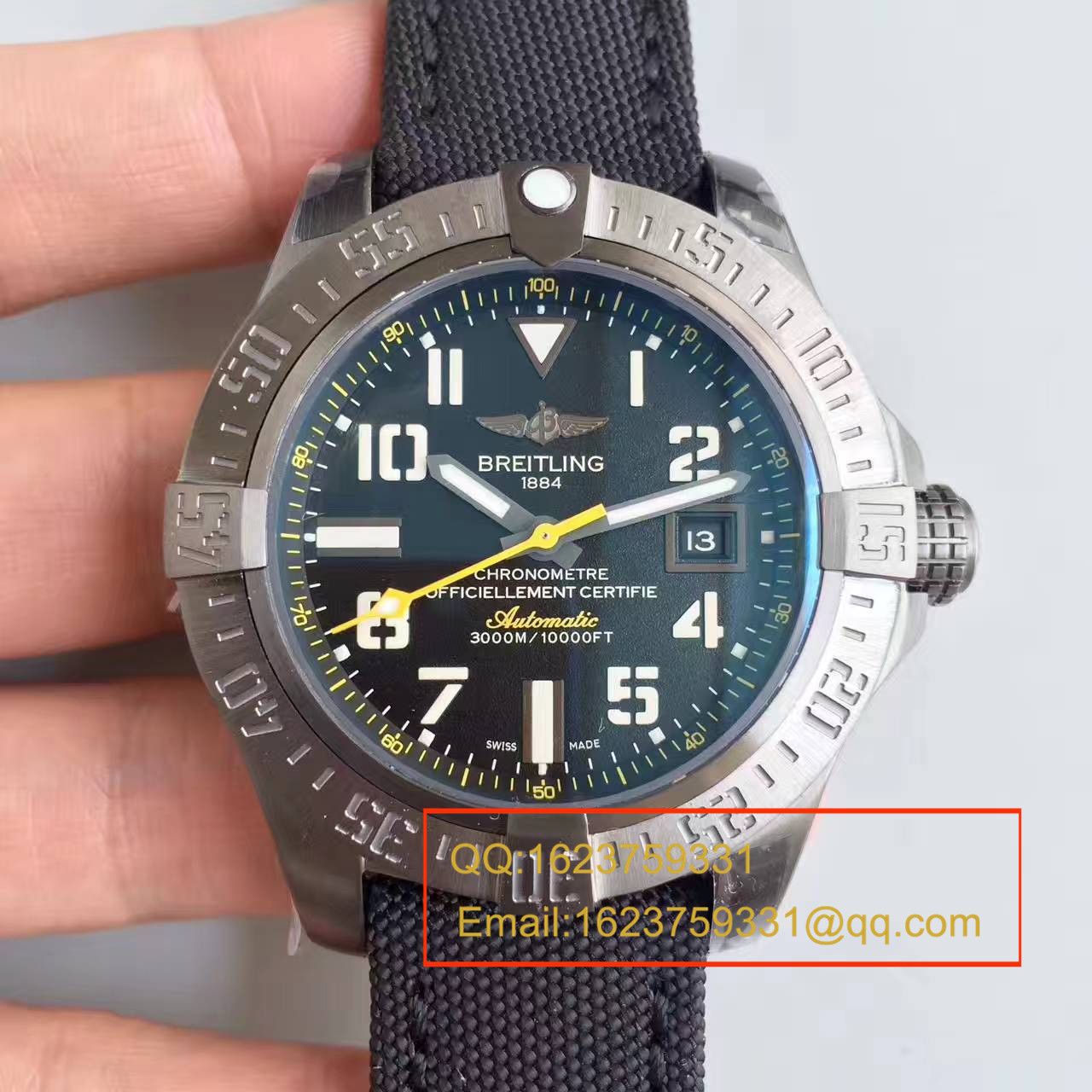【GF厂一比一超A高仿手表】【游泳神器】百年灵复仇者二代深潜海狼系列黄鸟 M17331E2|I530|109W|M20BASA.1腕表 / BL074