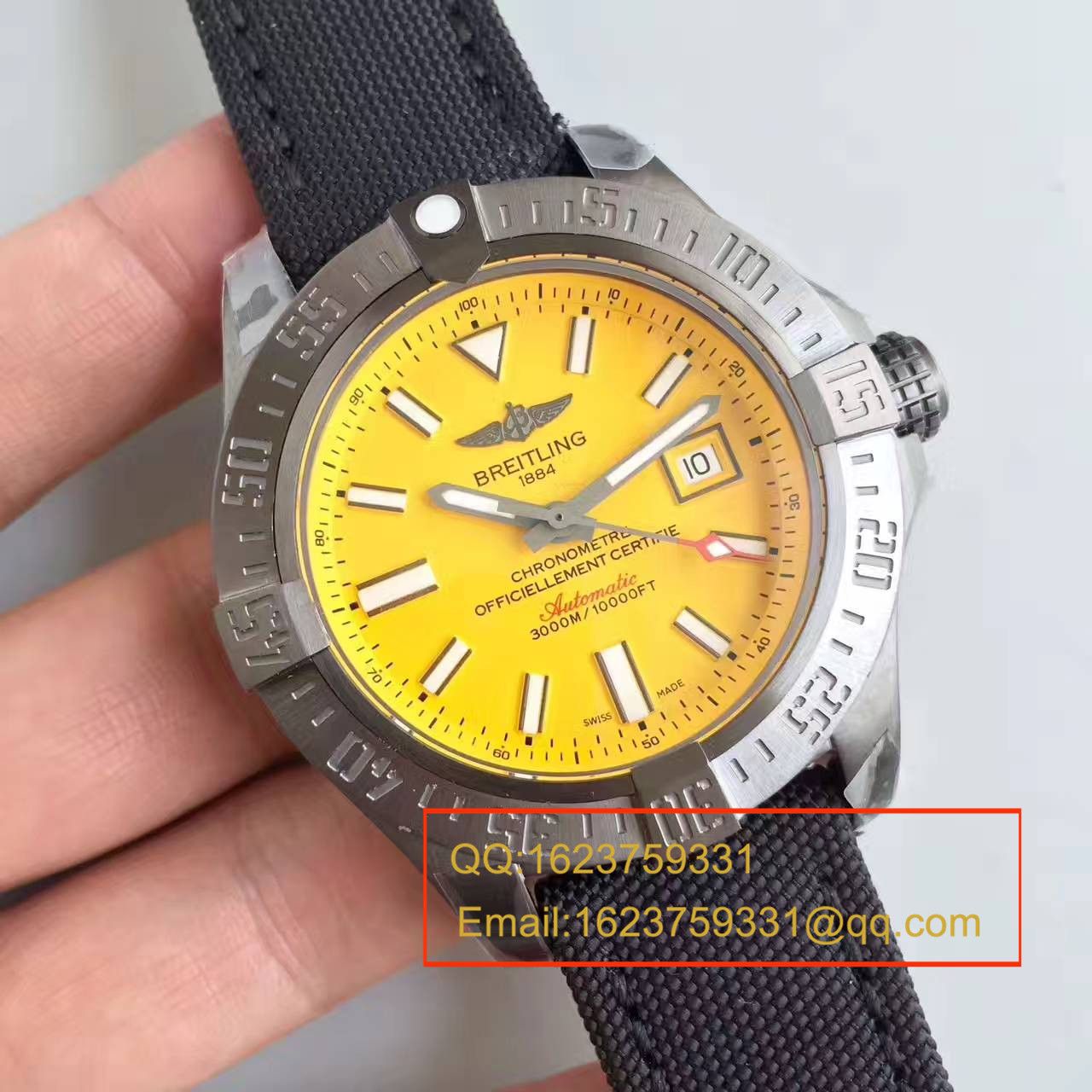 【GF厂一比一超A高仿手表】【游泳神器】百年灵复仇者二代深潜海狼系列黄鸟 M17331E2|I530|109W|M20BASA.1腕表 / BL074