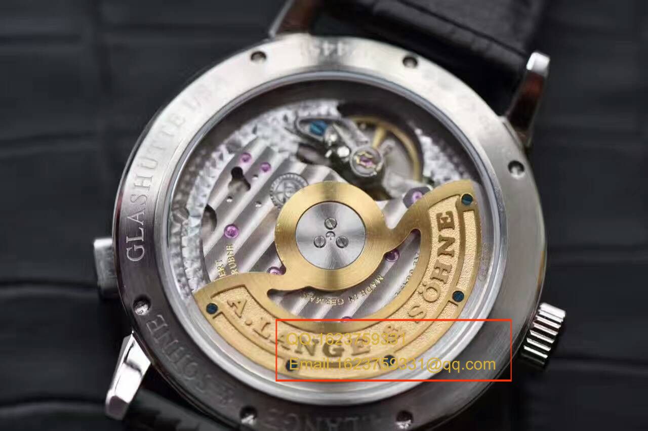 【实拍图鉴赏】GF一比一精高仿手表之朗格萨克森系列384.026、384.032男表 / LS010