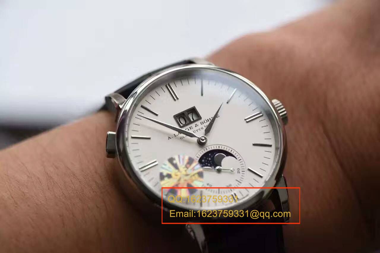 【实拍图鉴赏】GF一比一精高仿手表之朗格萨克森系列384.026、384.032男表 / LS010