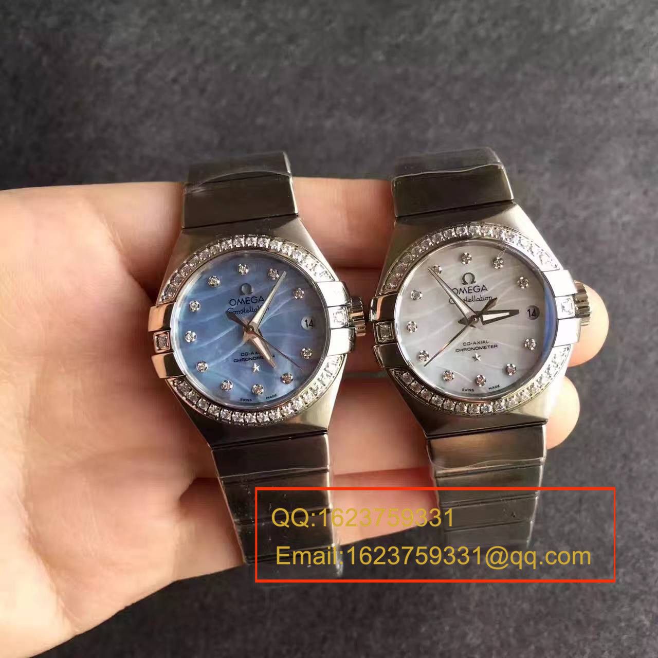 【V6厂一比一超A精仿手表】欧米茄星座轻羽系列123.15.27.20.55.001 女士机械手表 / M164