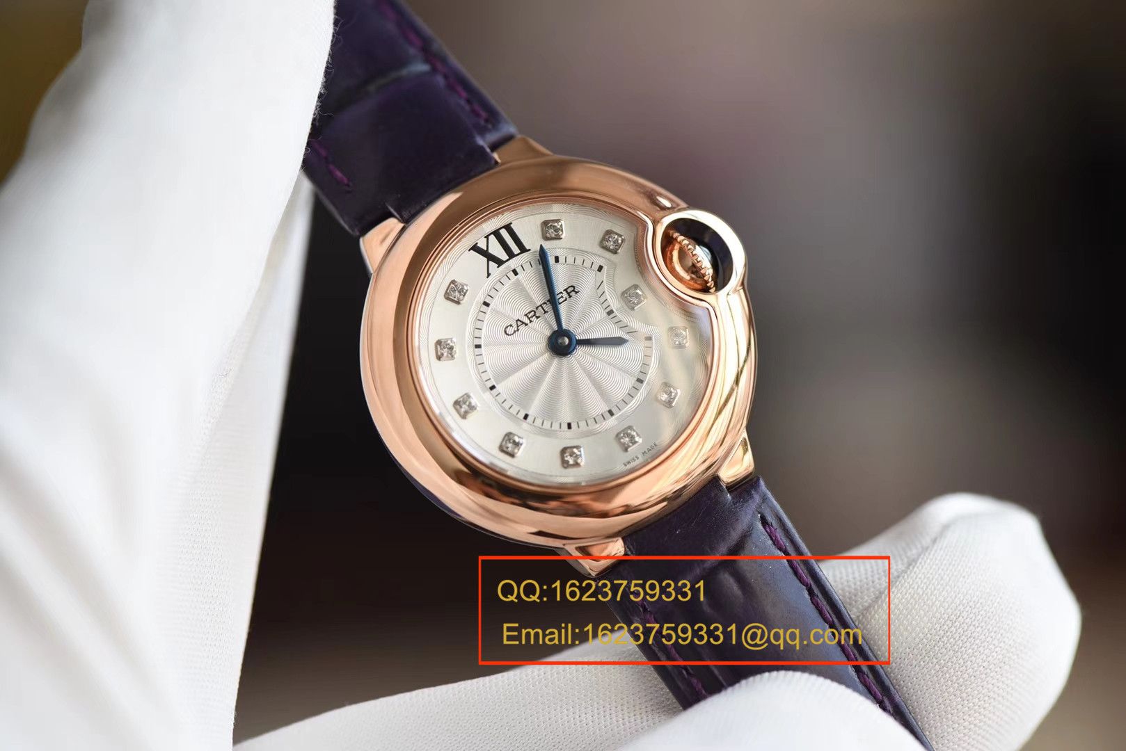 【HBBV6一比一超A高仿手表】卡地亚蓝气球系列WE902050女士小号蓝气球28毫米石英腕表 / K131