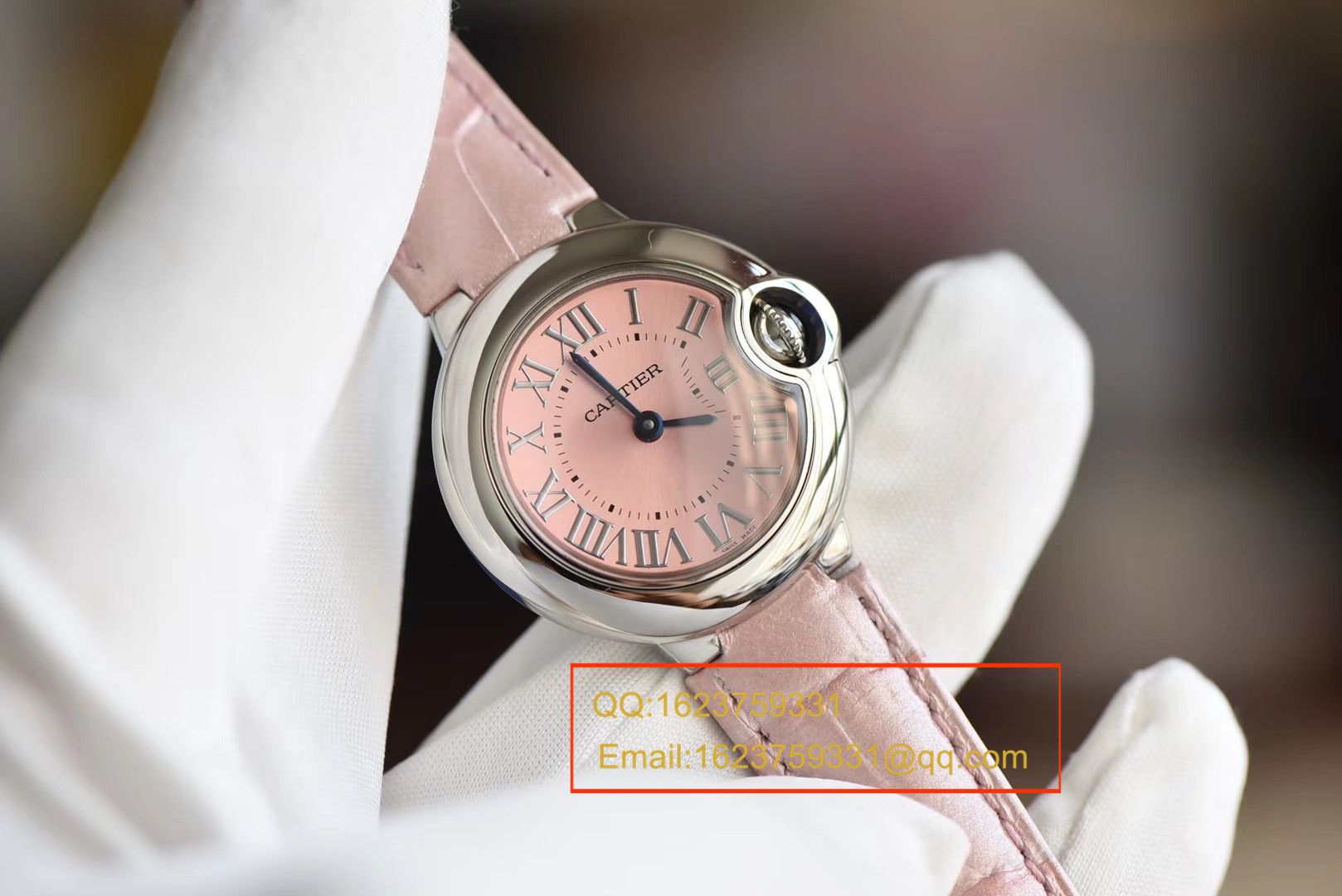 【HBBV6一比一超A高精仿手表】卡地亚蓝气球系列W6920038小号蓝气球28毫米女士石英腕表 / K132