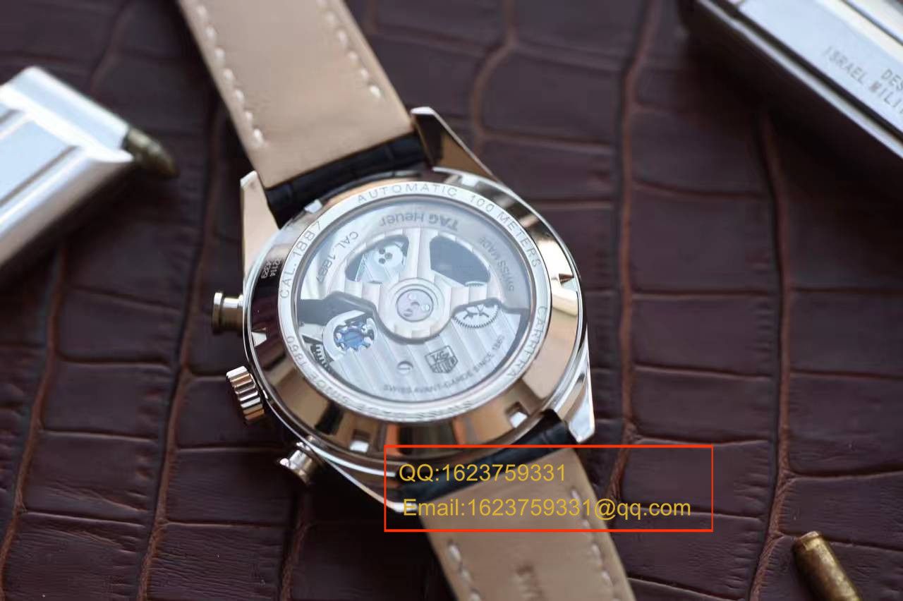 【视频解析】V6厂1:1精高仿手表之泰格豪雅卡莱拉系列CAR2110.FC6266腕表 / TGB0041