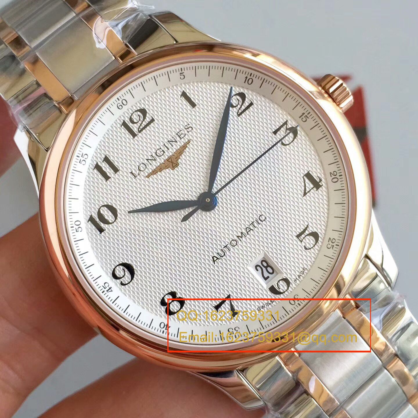 【KZ一比一顶级复刻高仿手表】浪琴名匠系列L2.628.8.78.3间玫瑰金钢带版本腕表 / L097