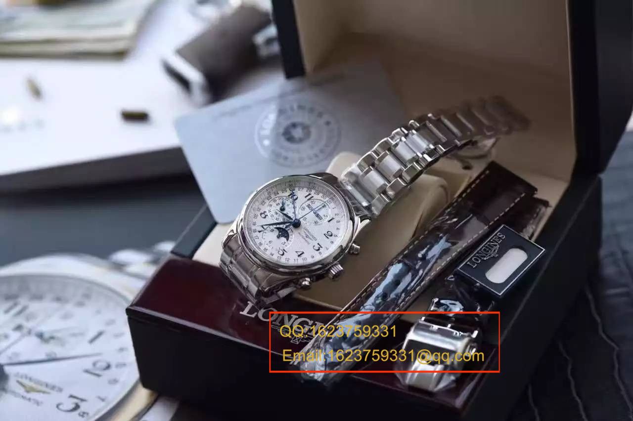 【视频评测YL工厂超A1:1精高仿手表】浪琴名匠专柜最新款 L2.773.4.78.6月相男表（自动锤L678.2刻字） / L060