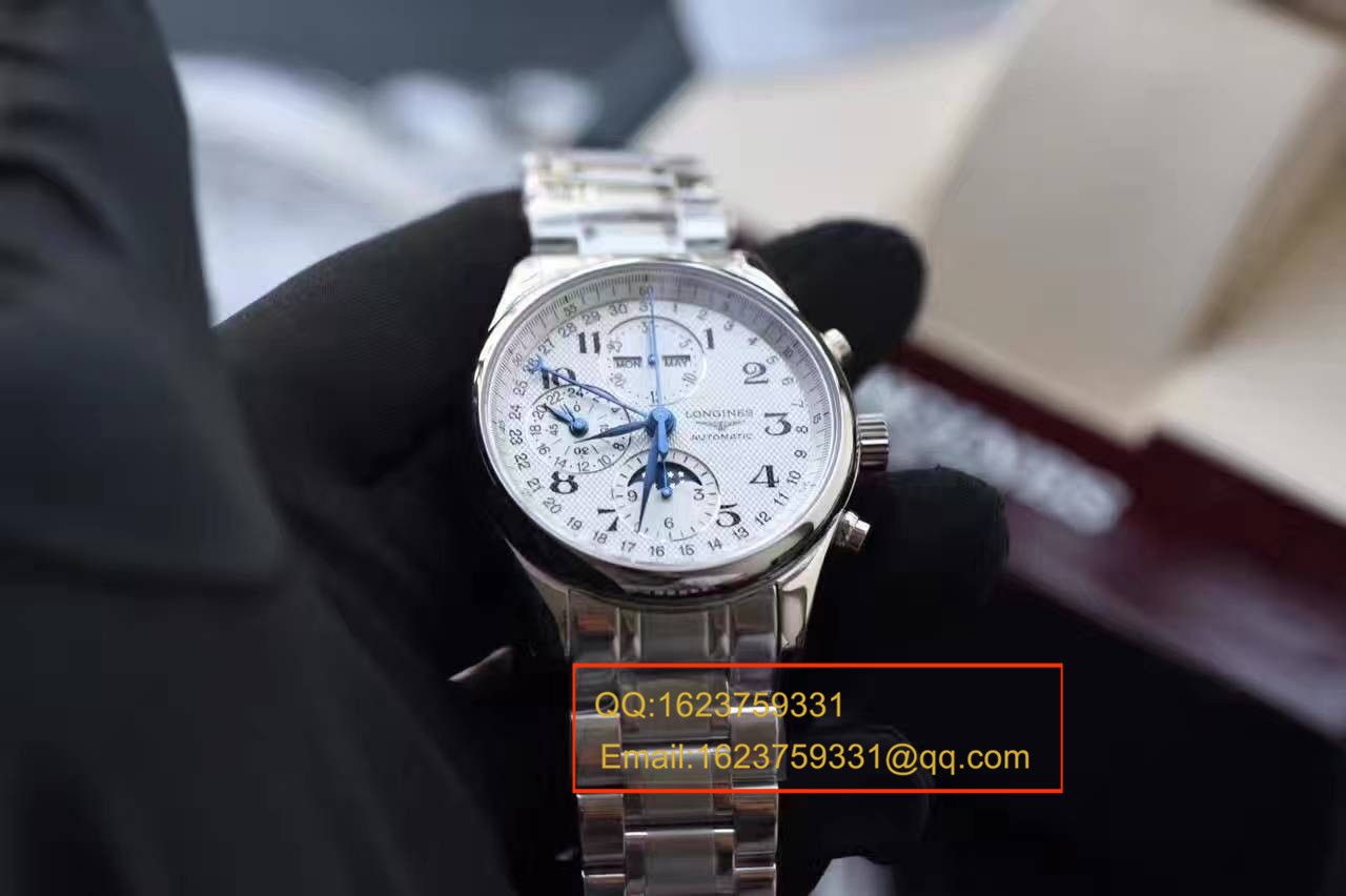 【视频评测YL工厂超A1:1精高仿手表】浪琴名匠专柜最新款 L2.773.4.78.6月相男表（自动锤L678.2刻字） / L060