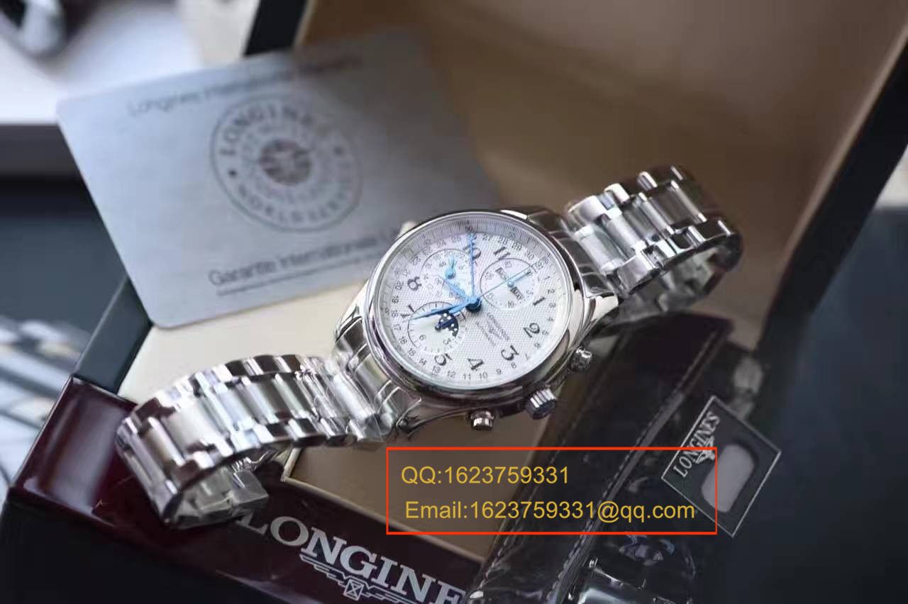 【视频评测YL工厂超A1:1精高仿手表】浪琴名匠专柜最新款 L2.773.4.78.6月相男表（自动锤L678.2刻字） / L060