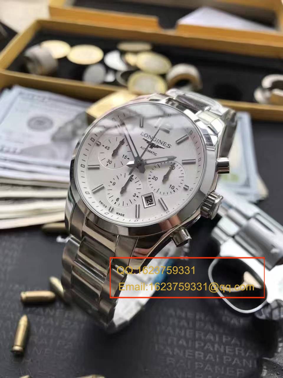 【视频评测YL厂1:1顶级复刻高仿手表】浪琴康铂系列L2.786.4.76男表 / LAF053