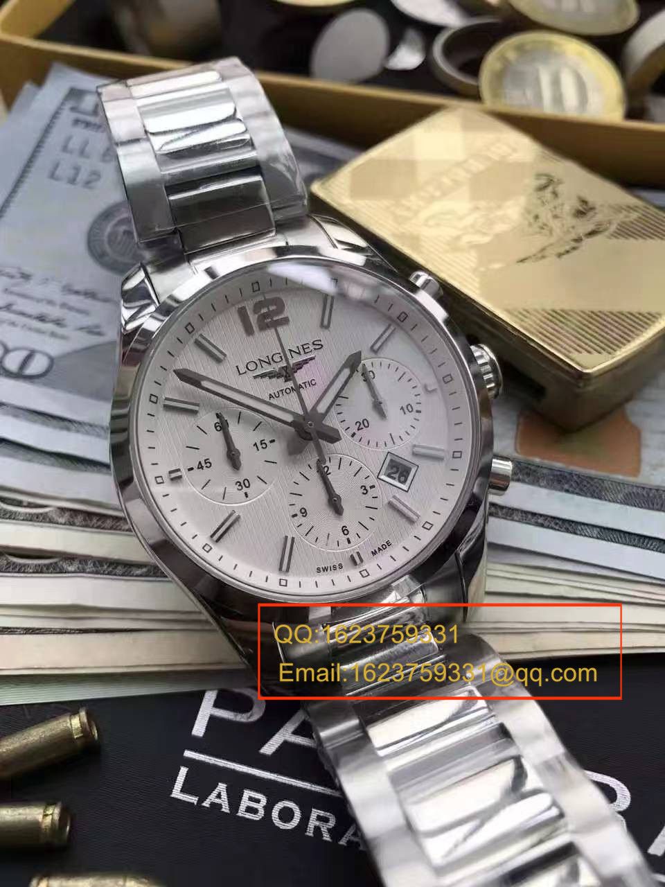 【视频评测YL厂1:1顶级复刻高仿手表】浪琴康铂系列L2.786.4.76男表 / LAF053