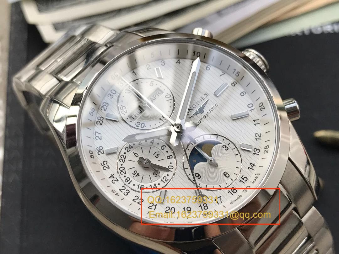 【视频评测YL厂1:1超A高精仿手表】浪琴康铂系列月相腕表L2.798.4.72.6 / LB0052