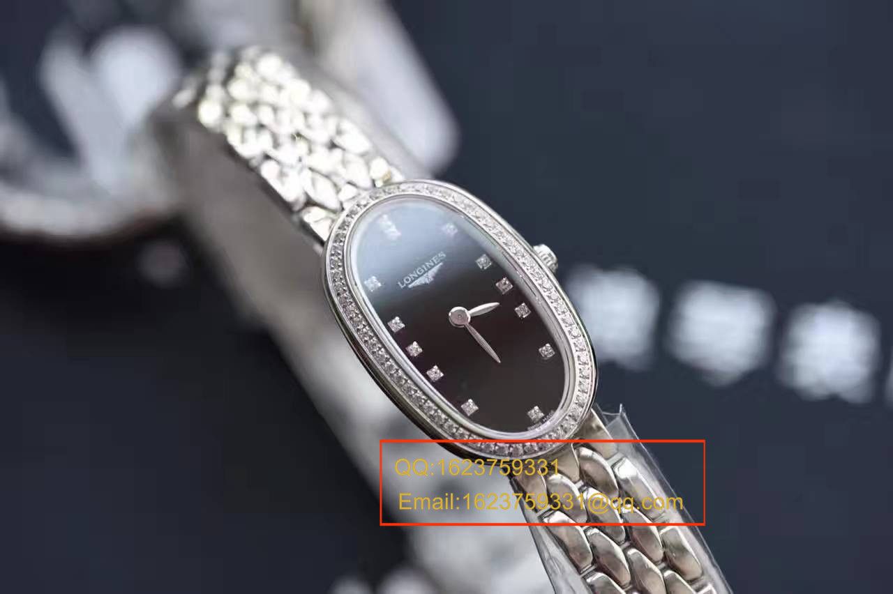 【视频评测KZ台湾厂超A高精仿手表】浪琴优雅圆舞曲系列L2.305.4.87.6女士石英腕表 / LAC043