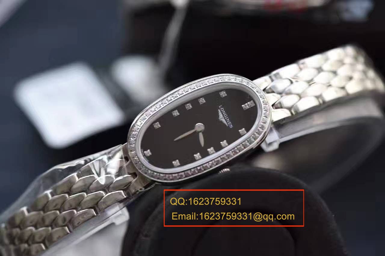 【视频评测KZ台湾厂超A高精仿手表】浪琴优雅圆舞曲系列L2.305.4.87.6女士石英腕表 / LAC043