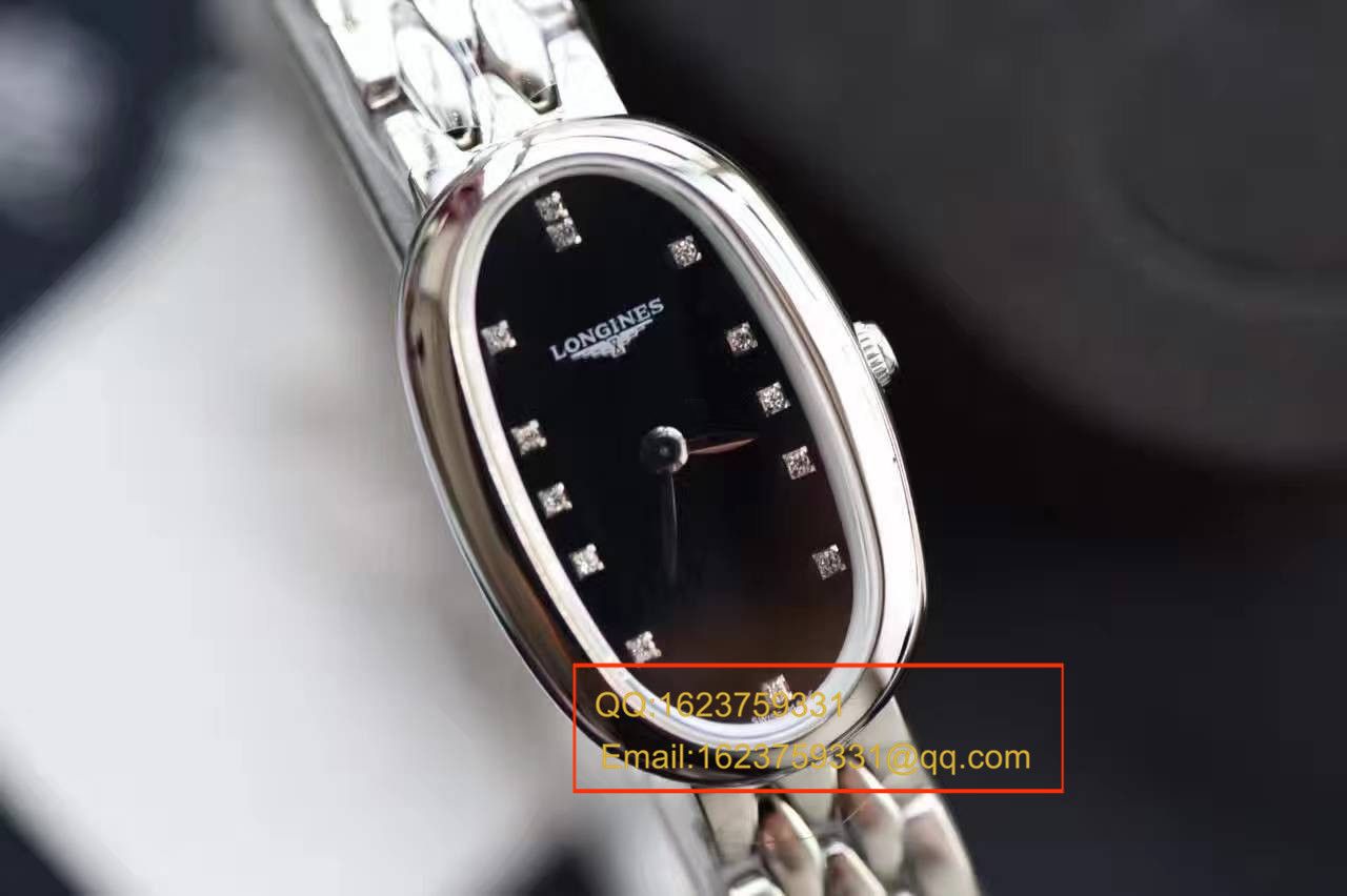 【视频评测KZ台湾厂超A高精仿手表】浪琴优雅圆舞曲系列L2.305.4.87.6女士石英腕表 / LAC043