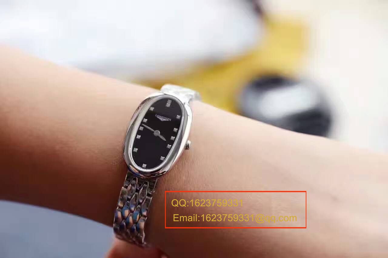 【视频评测KZ台湾厂超A高精仿手表】浪琴优雅圆舞曲系列L2.305.4.87.6女士石英腕表 / LAC043