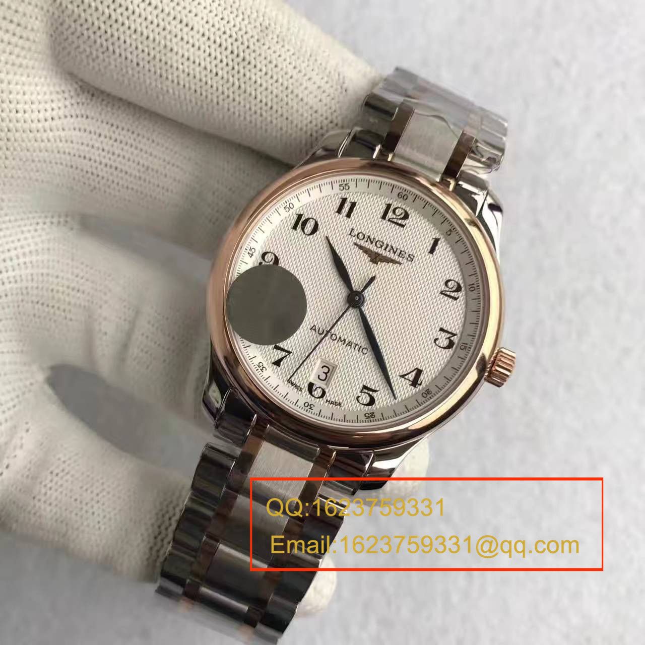 【MK厂一比一超A高仿手表】浪琴MASTER COLLECTION名匠系列L2.628.8.78.3腕表《搭配间金表带》 / L033