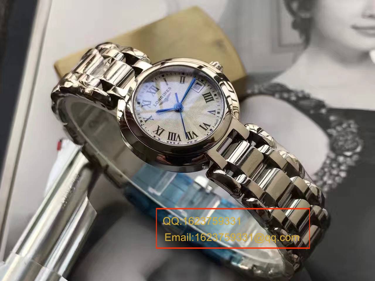 【实拍图鉴赏】台湾厂出品林志玲同款_浪琴心月系列女表精品媲美正品的做工 / L062