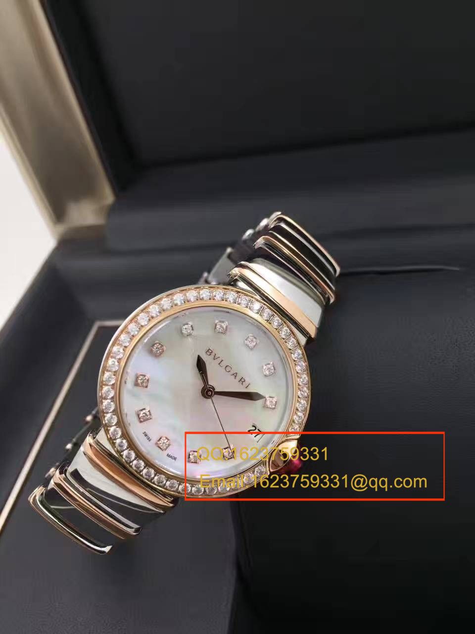 【BV厂一比一超A精高仿手表】宝格丽LVCEA系列102198 LU33WSPGSPGD/11女士腕表 / BG017