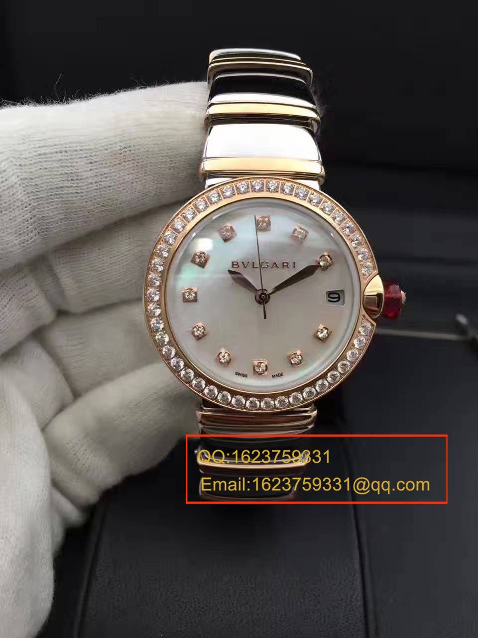 【BV厂一比一超A精高仿手表】宝格丽LVCEA系列102198 LU33WSPGSPGD/11女士腕表 / BG017