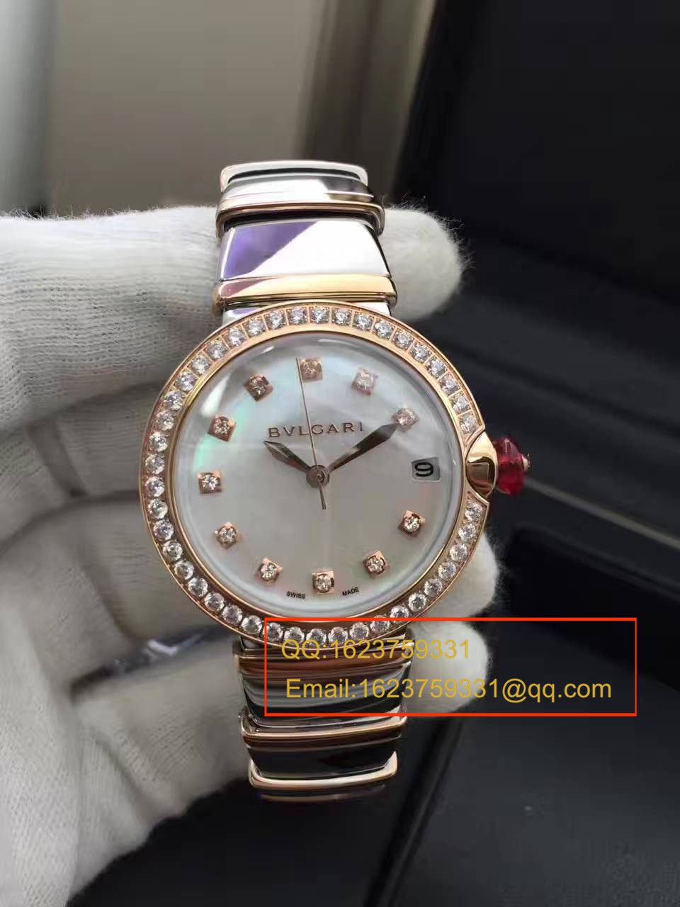 【BV厂一比一超A精高仿手表】宝格丽LVCEA系列102198 LU33WSPGSPGD/11女士腕表 / BG017