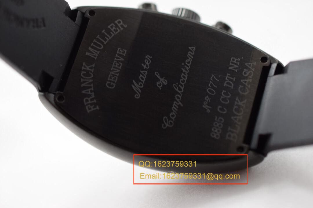 【V6厂超A精仿手表】法穆兰CASABLANCA系列8885 C CC DT NR 红面时标腕表 / FL03