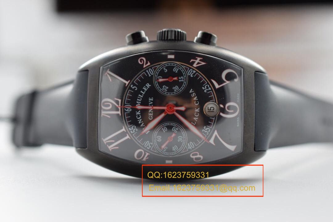 【V6厂超A精仿手表】法穆兰CASABLANCA系列8885 C CC DT NR 红面时标腕表 / FL03