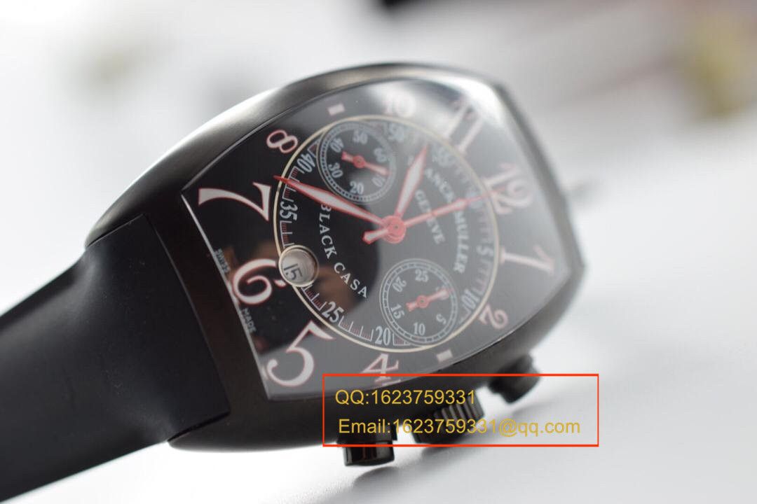 【V6厂超A精仿手表】法穆兰CASABLANCA系列8885 C CC DT NR 红面时标腕表 / FL03