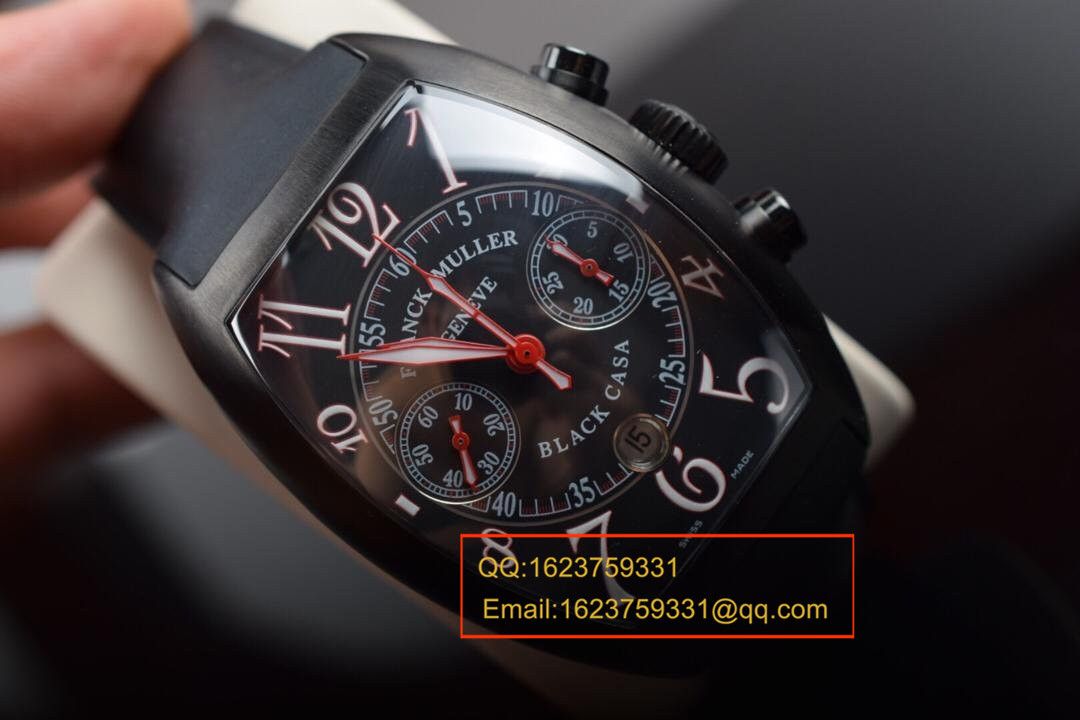 【V6厂超A精仿手表】法穆兰CASABLANCA系列8885 C CC DT NR 红面时标腕表 / FL03