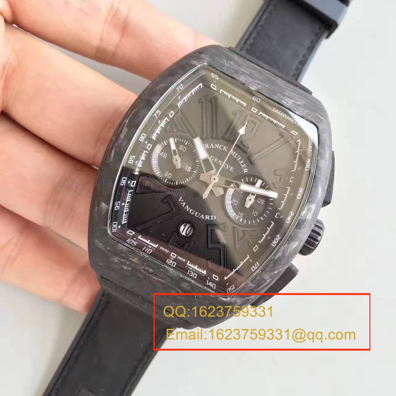 【视频评测LE一比一超A高仿手表】法兰克.穆勒Franck Muller NEW SARATOGE系列V 45 CC DT BLACK PXL腕表 / FL08