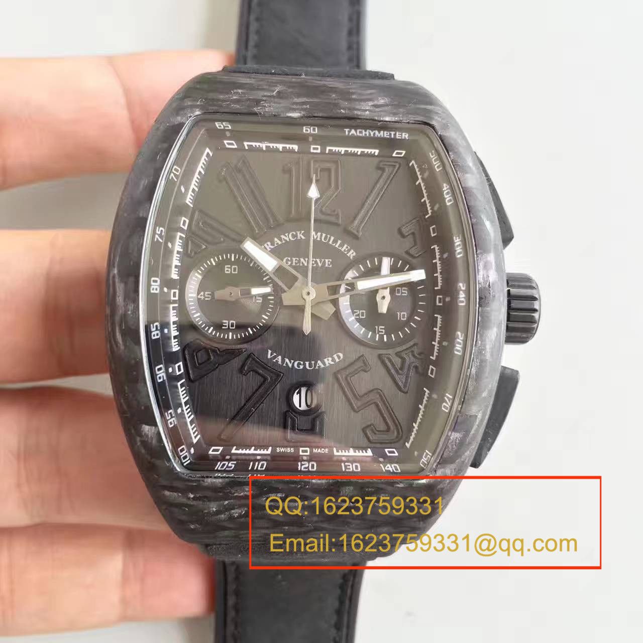 【视频评测LE一比一超A高仿手表】法兰克.穆勒Franck Muller NEW SARATOGE系列V 45 CC DT BLACK PXL腕表 / FL08