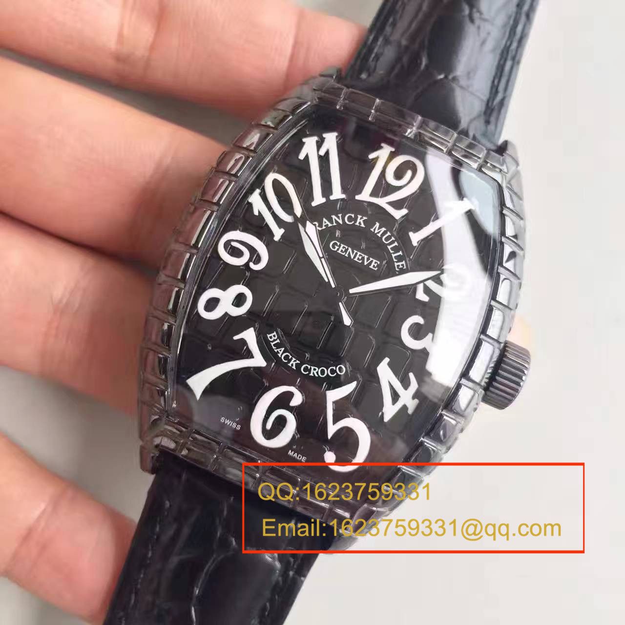 【FM一比一高仿手表】法穆兰BLACK CROCO系列8880 SC BLACK CROCO腕表 / FL14