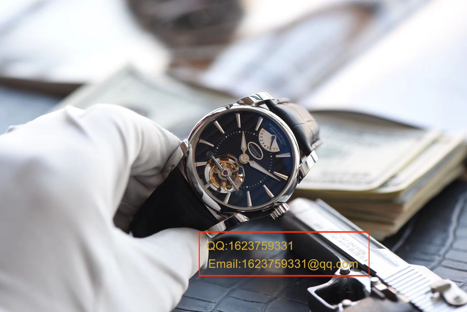 【BM一比一超A高仿手表】帕玛强尼T0URBlLL0N TONDA 42 Y0URBlLL0N系列真飞轮(型号PF600695)  / PMDE016