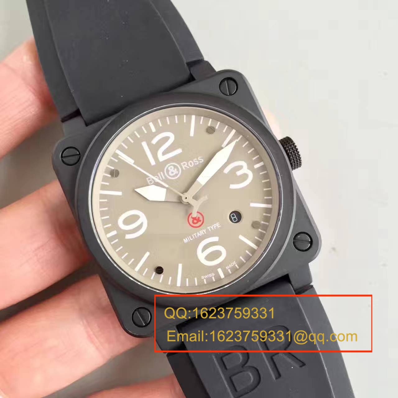 【BR厂一比一复刻瑞士精仿手表】柏莱士AVIATION系列BR 03-92 DESERT TYPE腕表 /  BLSAI008