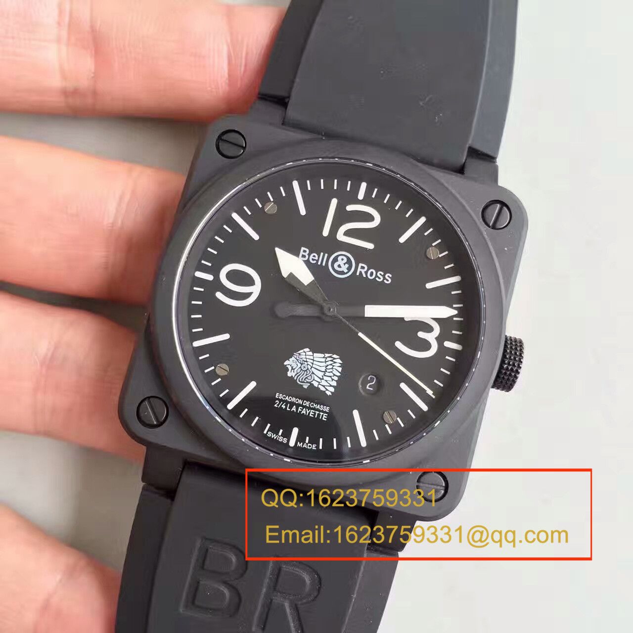 【BR厂一比一精高仿手表】BR柏莱仕法国国家宪兵特勤队设计制造GIGN专属特别版腕表 BR03-92 / BL011