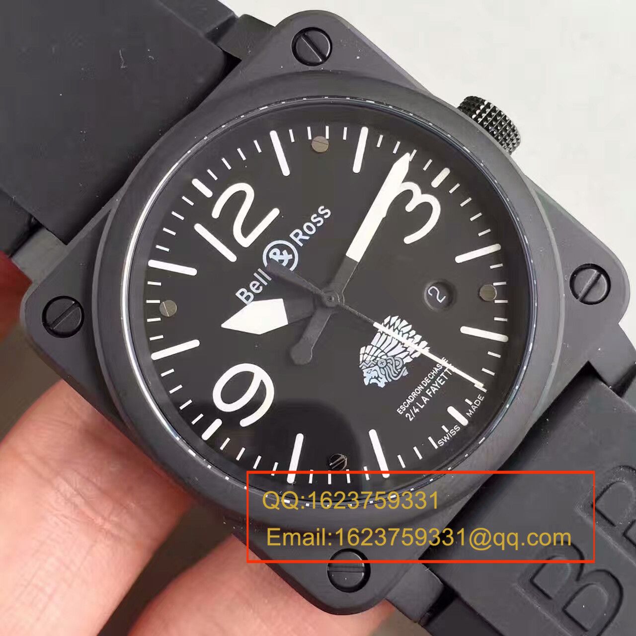 【BR厂一比一精高仿手表】BR柏莱仕法国国家宪兵特勤队设计制造GIGN专属特别版腕表 BR03-92 / BL011