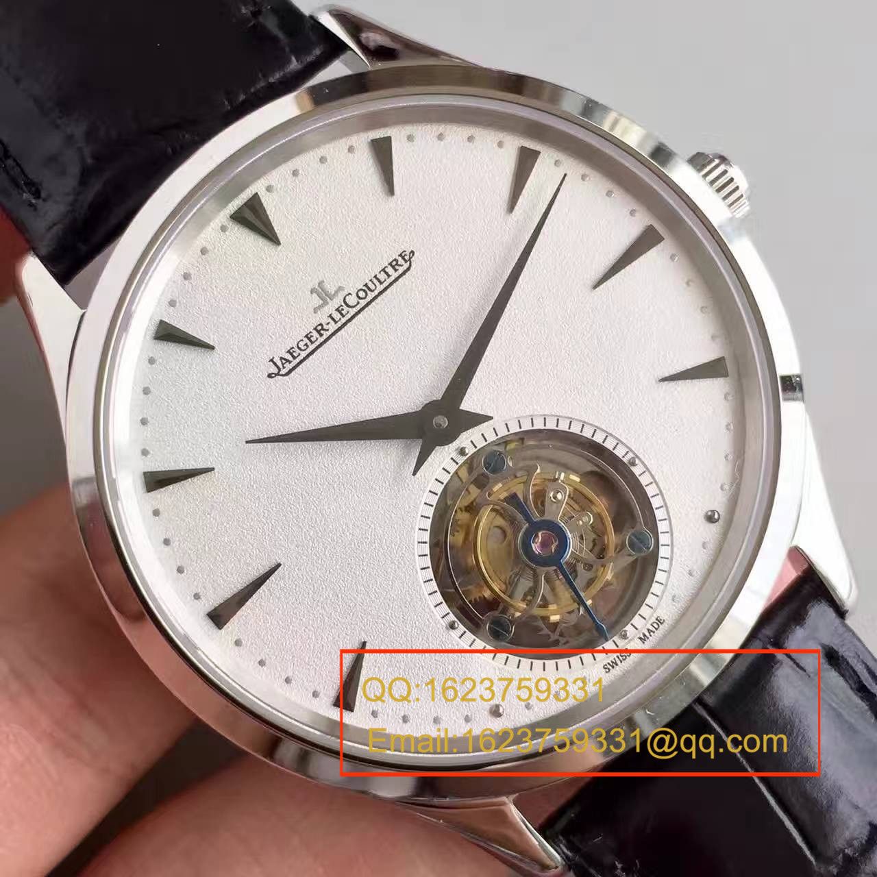 【LH一比一超A高精仿手表】积家Master超薄大师系列Q1323420全自动陀飞轮腕表 / JJ076