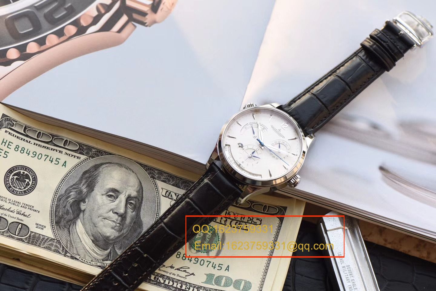 【TW一比一超A高仿手表】积家大师 MASTER CONTROL系列q1428420双时区腕表 / JJBE029B