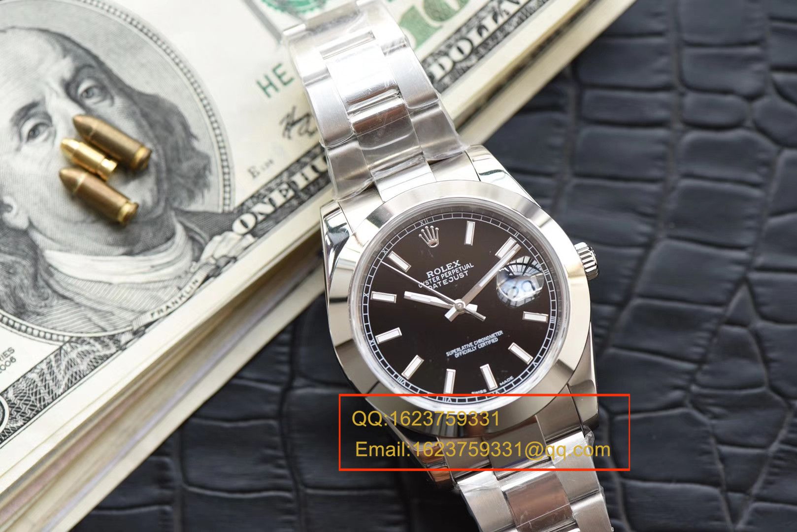 【N厂超A1:1高精仿手表】劳力士日志型系列116334-黑盘腕表 / RBE093