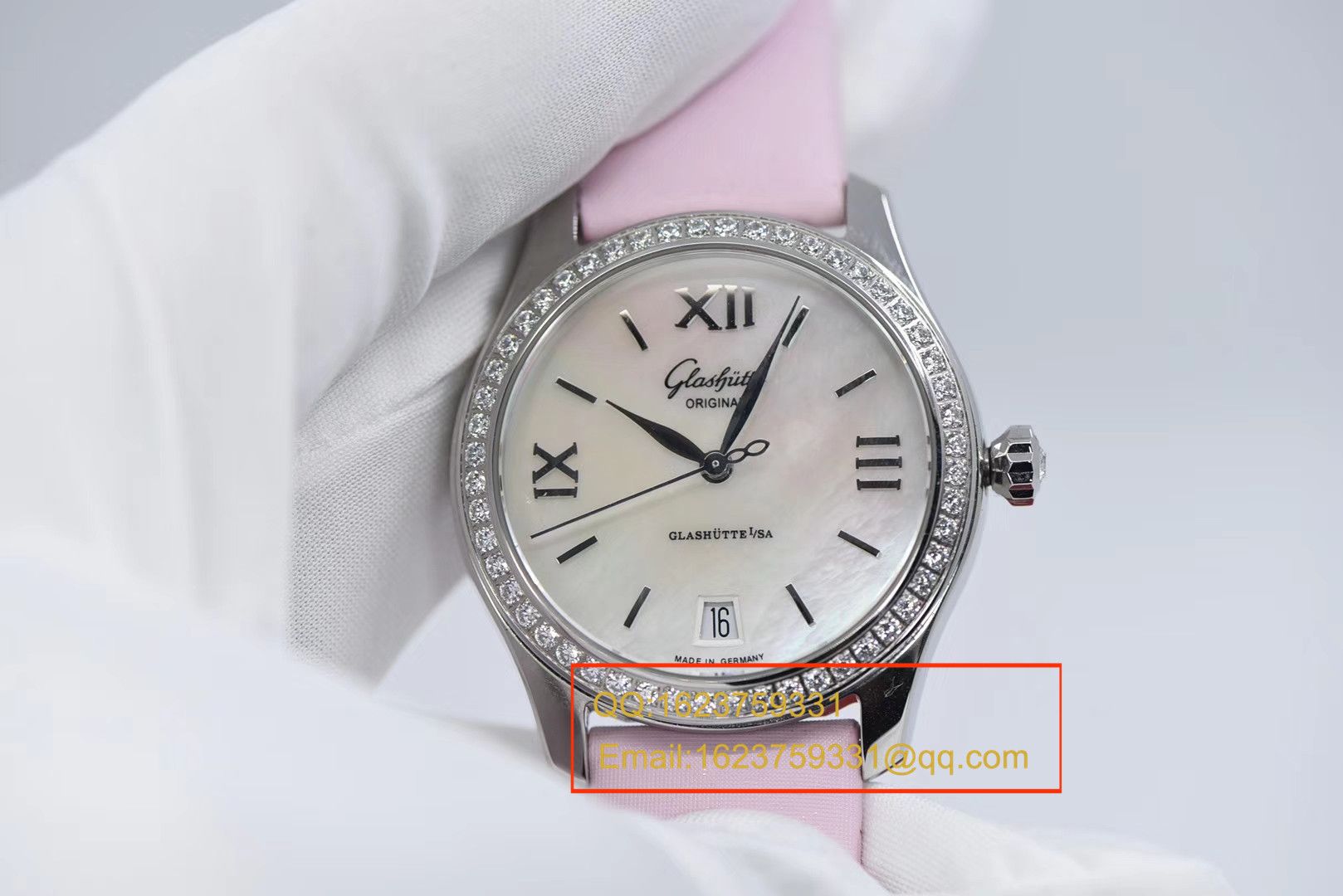 【FK一比一超A高仿手表】格拉苏蒂原创女表系列39-22-08-22-44腕表 / GLA049