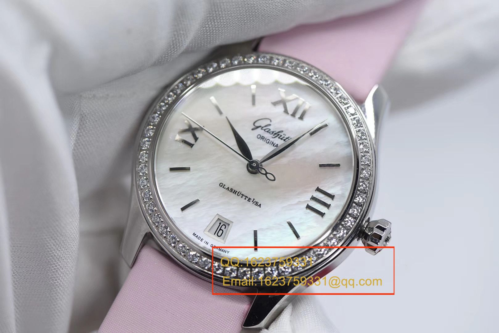 【FK一比一超A高仿手表】格拉苏蒂原创女表系列39-22-08-22-44腕表 / GLA049