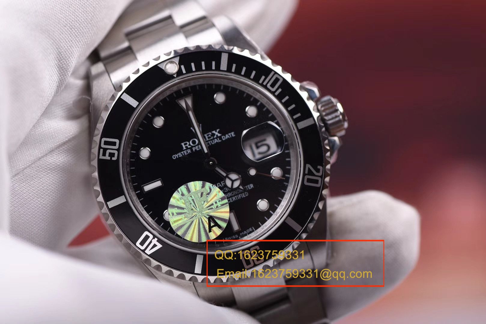 【JF厂一比一超A高仿手表】劳力士潜航者型系列16610LV第四代老款黑水鬼 / RBE173A