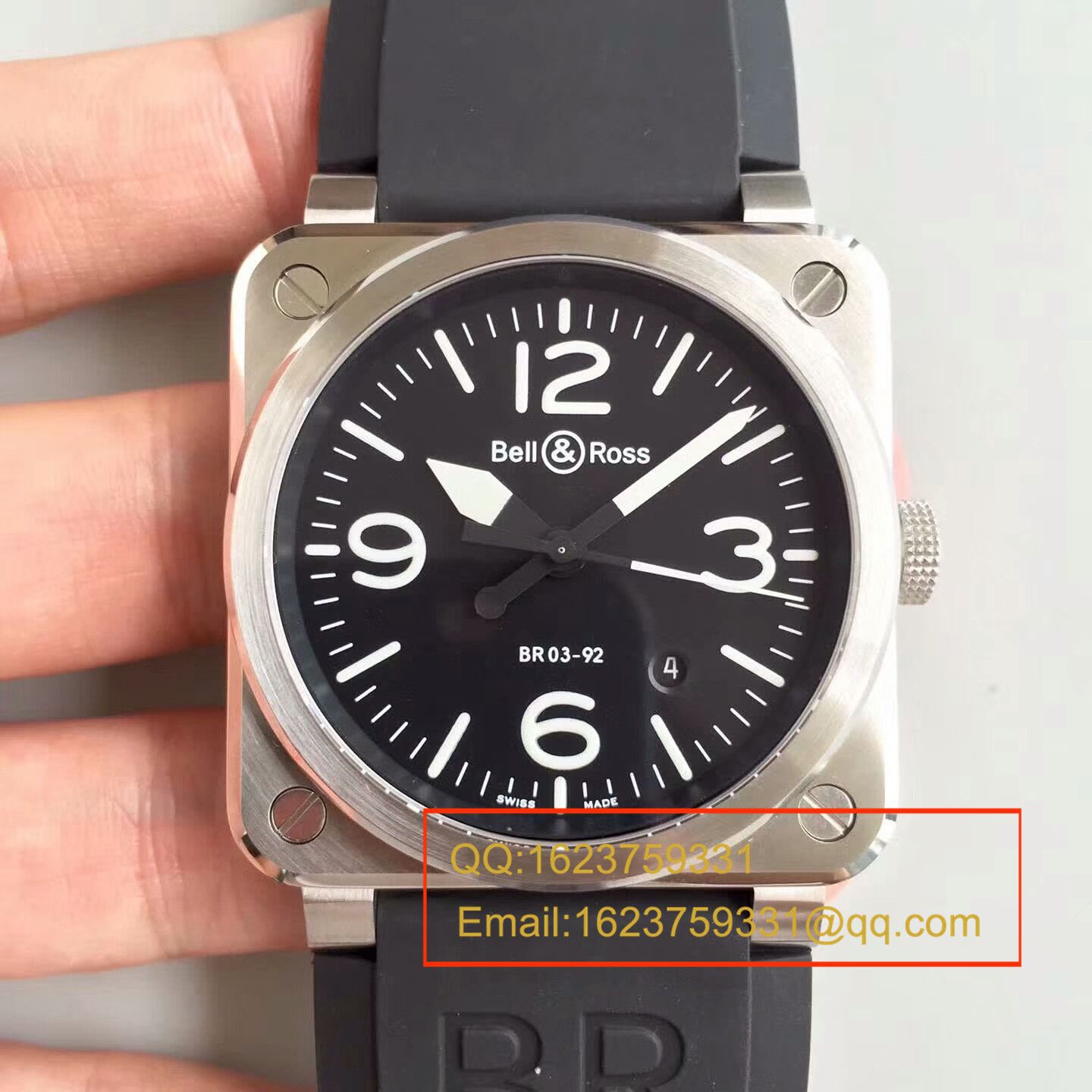 【BR1:1顶级高精仿手表】柏莱士AVIATION系列 BR 03-92 BLACK CAMO腕表 / BLS011