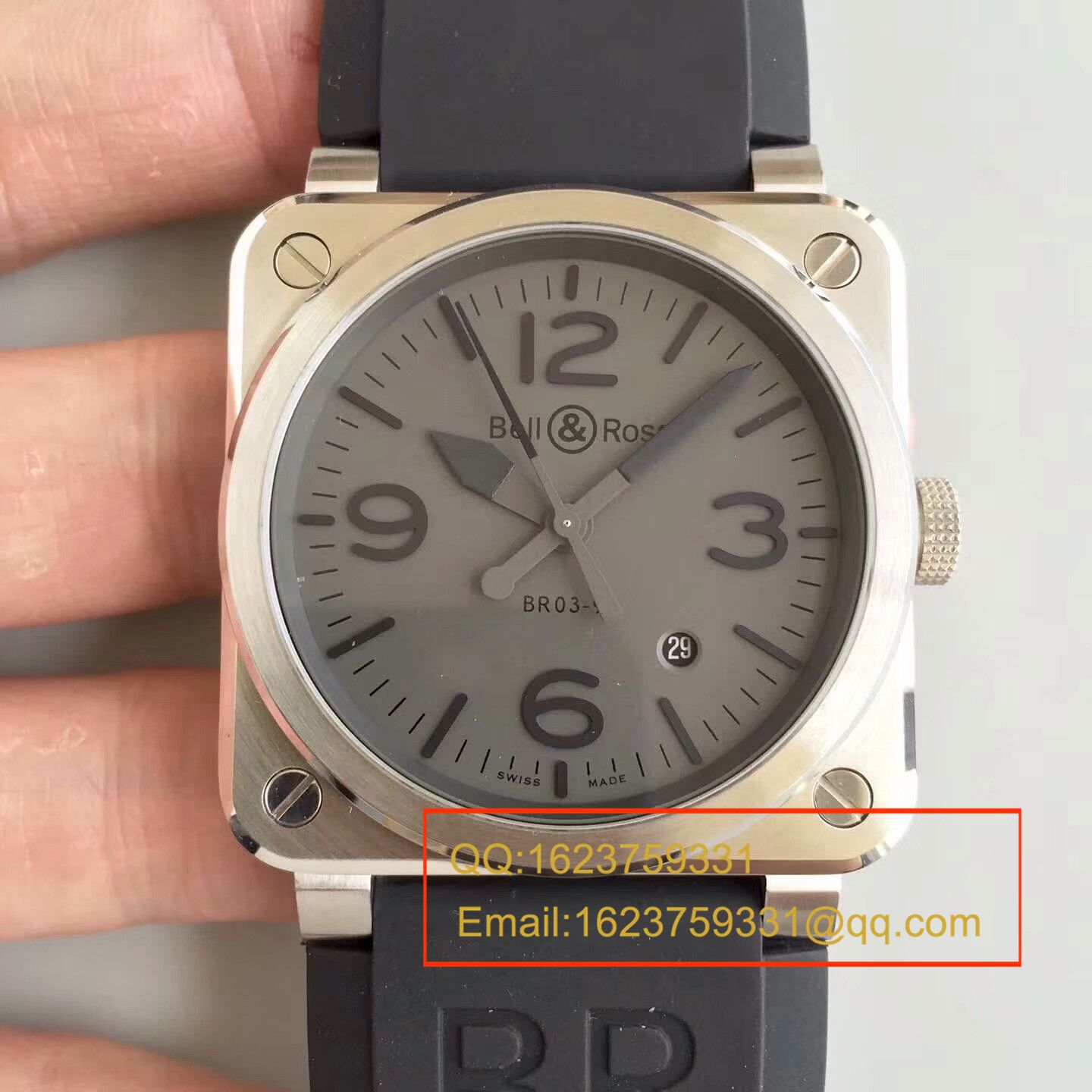 【BR1:1顶级高精仿手表】柏莱士AVIATION系列 BR 03-92 BLACK CAMO腕表 / BLS011