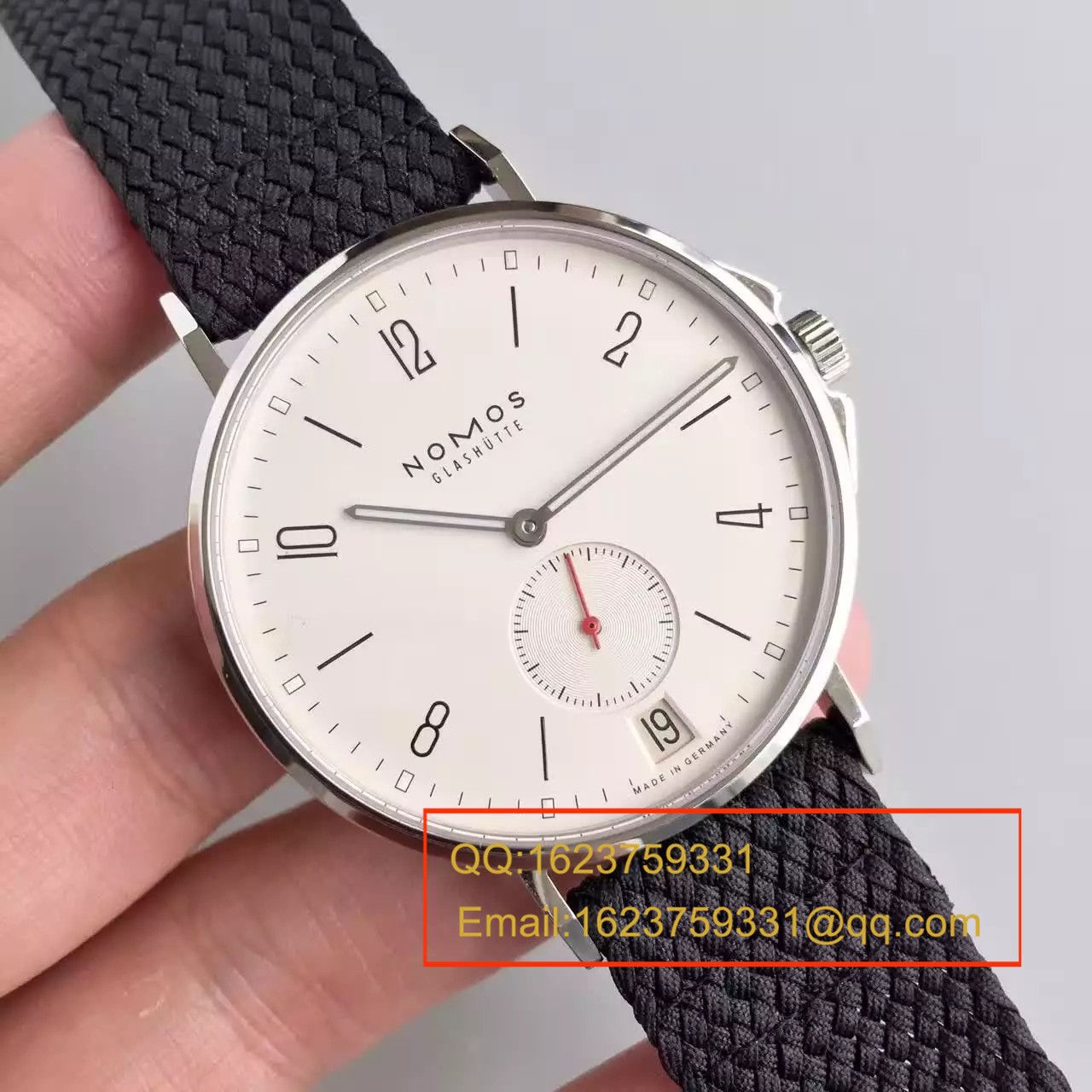 【OS厂一比一顶级复刻高仿手表】NOMOS（诺莫斯）Ahoi系列 550/551/552/553首款潜水表搭配尼龙带腕表 / NO001