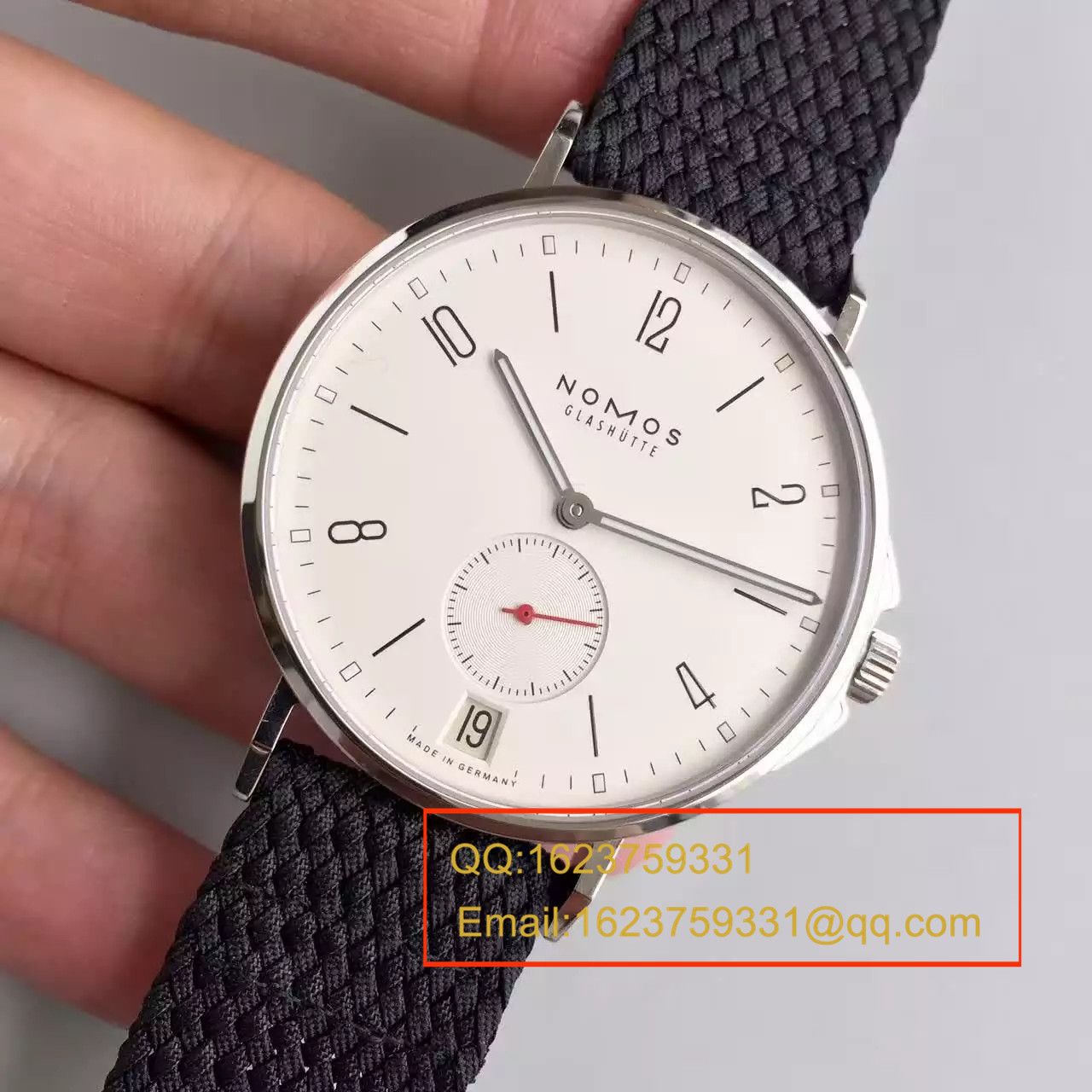 【OS厂一比一顶级复刻高仿手表】NOMOS（诺莫斯）Ahoi系列 550/551/552/553首款潜水表搭配尼龙带腕表 / NO001