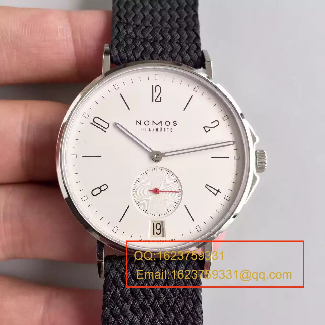 【OS厂一比一顶级复刻高仿手表】NOMOS（诺莫斯）Ahoi系列 550/551/552/553首款潜水表搭配尼龙带腕表 / NO001