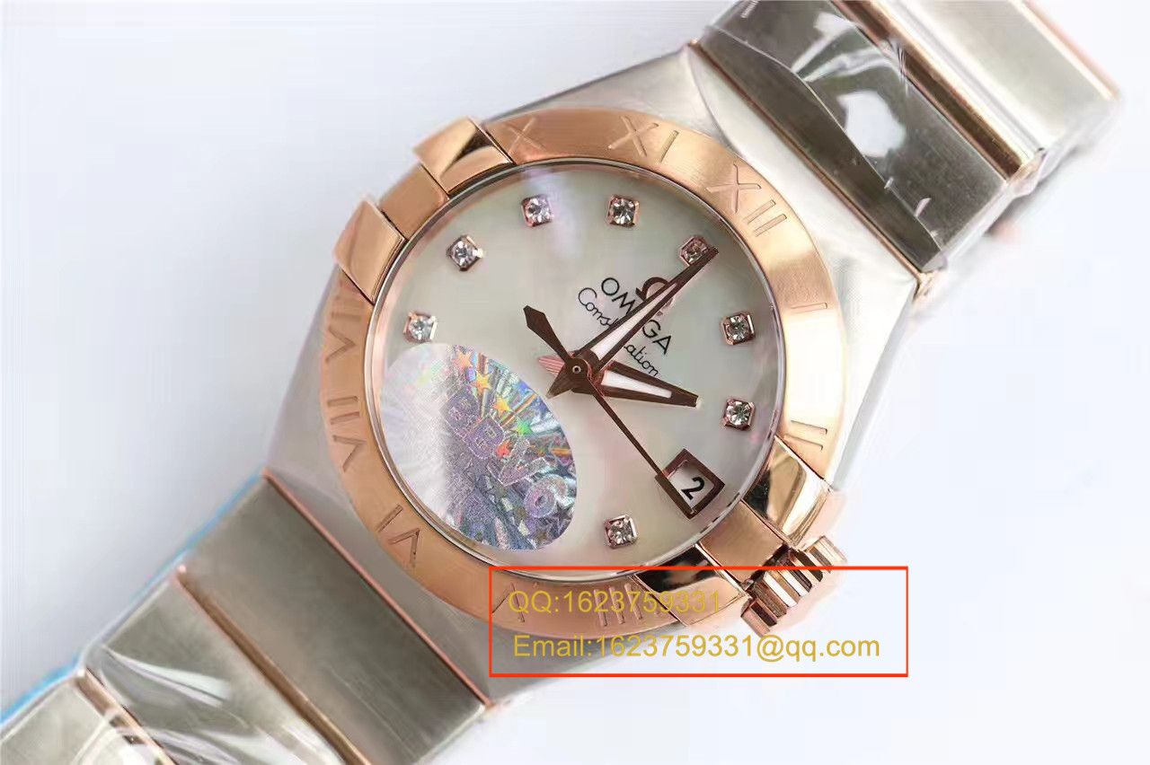 【HBBV6厂一比一超A高仿腕表】欧米茄星座系列PLUMA轻羽腕表123.10.27.20.57.001女士机械 / M287